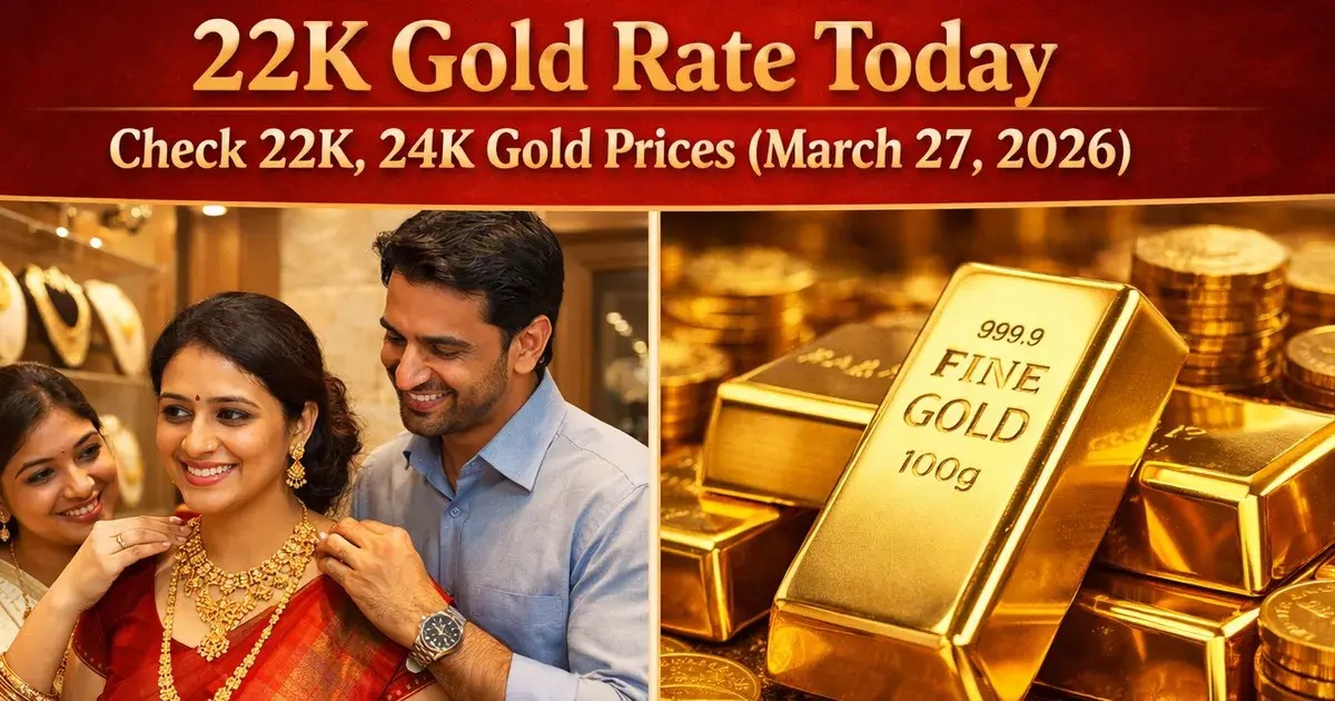 24 carat gold rate 27 march 2026 — IN news