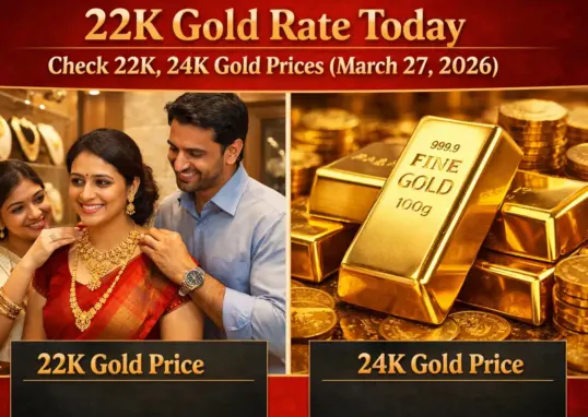 24 carat gold rate 27 march 2026 — IN news
