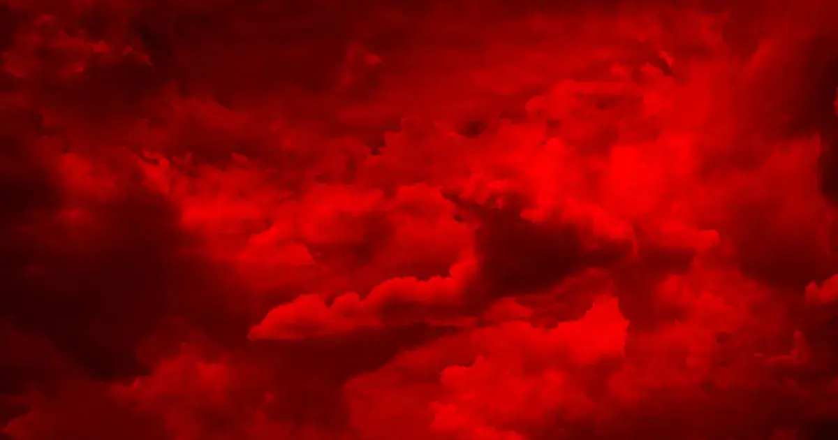 australia tropical cyclone red sky — IN news