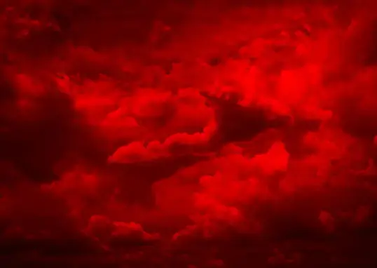 australia tropical cyclone red sky — IN news