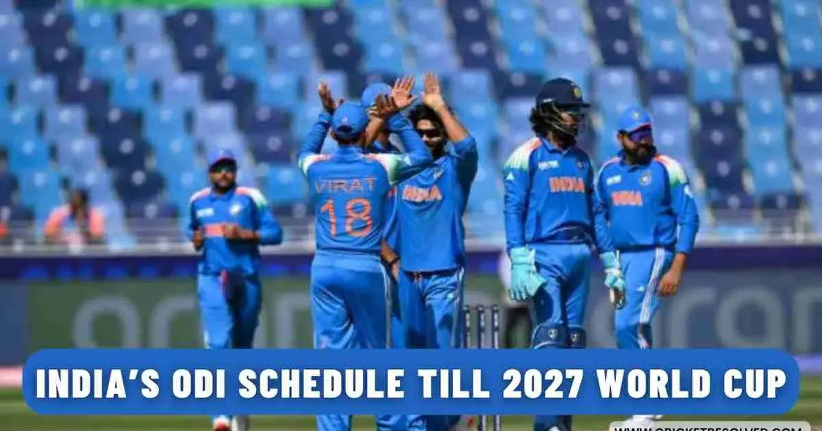 cricket odi world cup 2027 — IN news