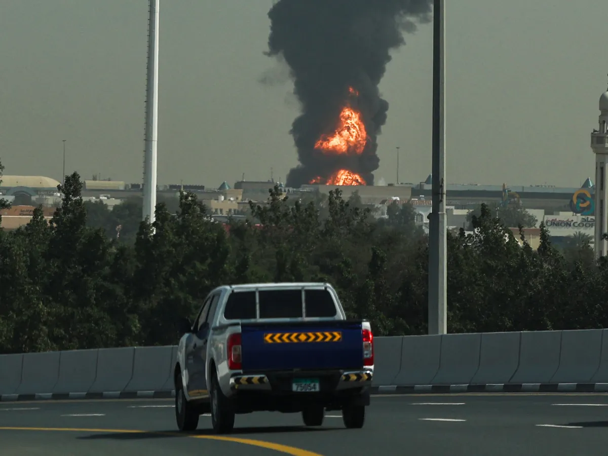 dubai airport drone attack — IN news