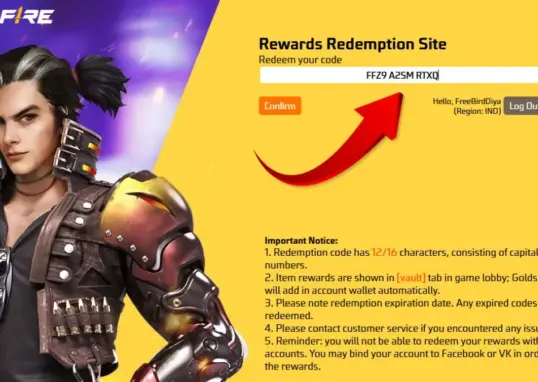 garena free fire max redeem codes today — IN news