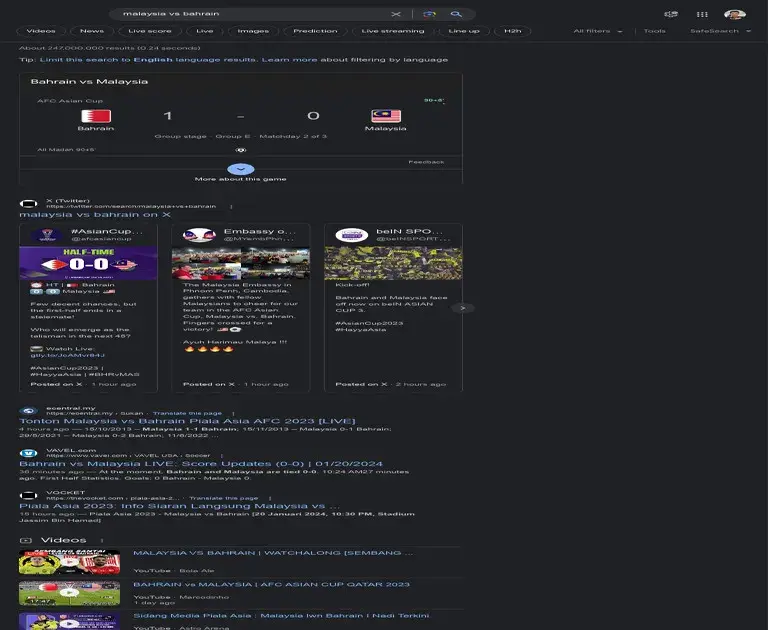 malaysia vs bahrain — IN news