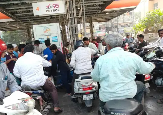 petrol shortage in hyderabad — IN news