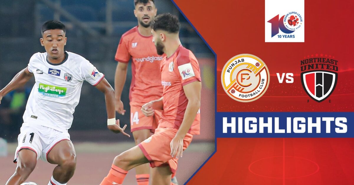 punjab fc vs northeast united — IN news