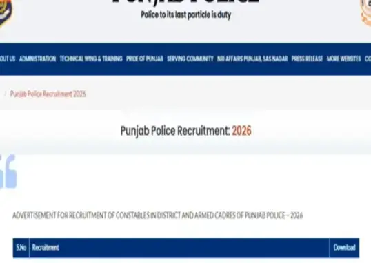 punjab police recruitment 2026 — IN news