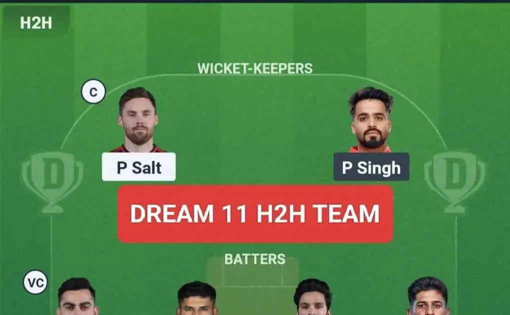 rcb vs pbks — IN news