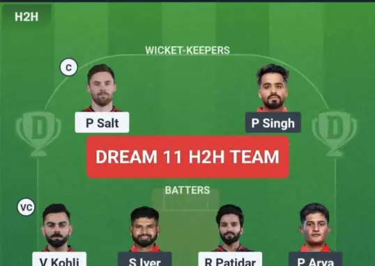 rcb vs pbks — IN news