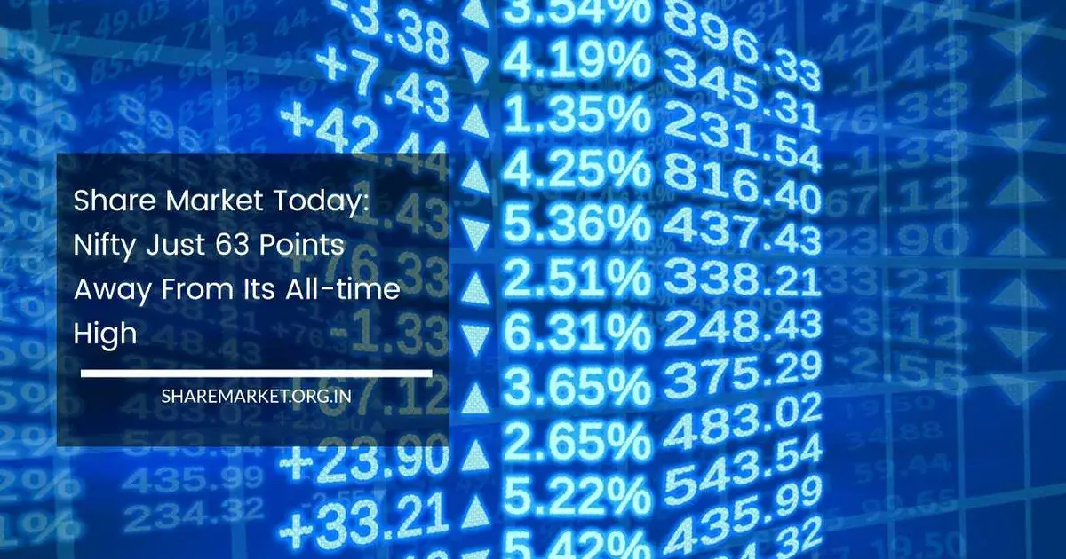 share market today — IN news