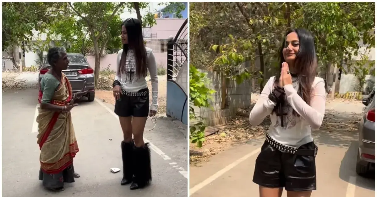 shriyanshi was scolded by a woman for her outfits in bengaluru — IN news