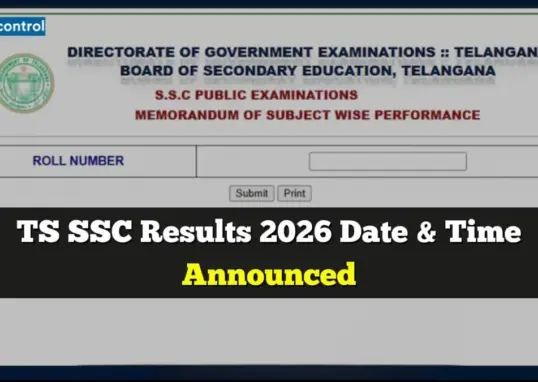 bse.telangana.gov.in 2026 — IN news