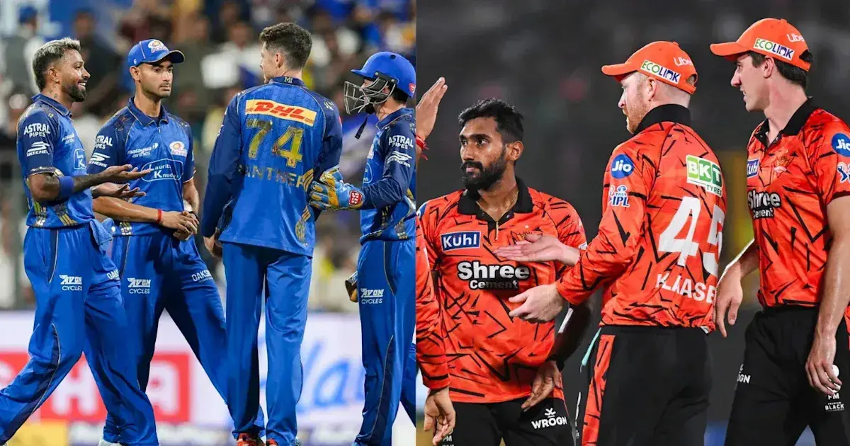 mumbai indians vs sunrisers hyderabad standings — IN news