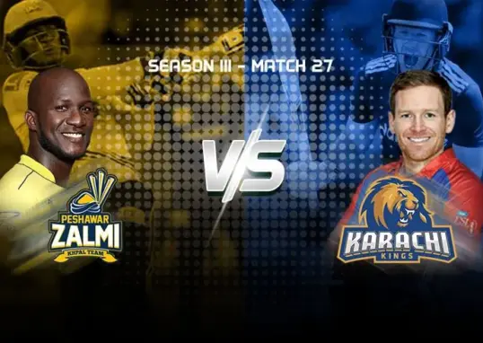 peshawar zalmi vs karachi kings — IN news