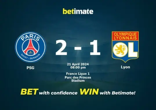 psg vs lyon — IN news
