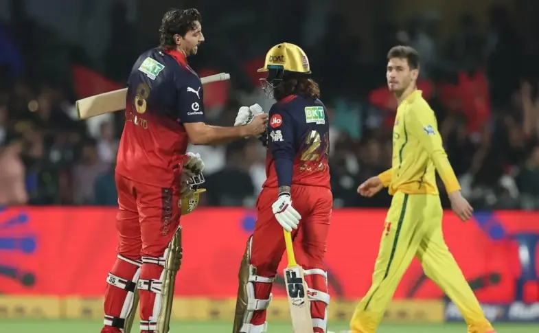royal challengers bengaluru vs chennai super kings standings — IN news