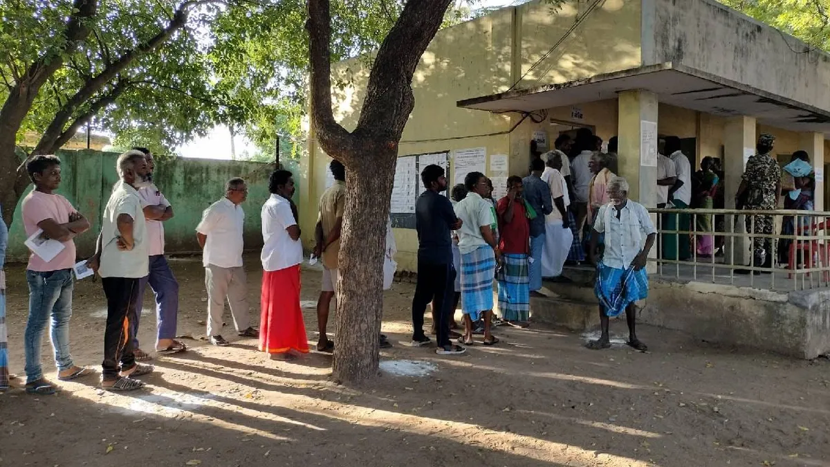 voting percentage in tamil nadu — IN news