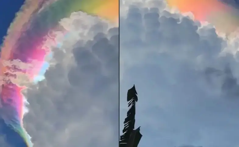 rainbow clouds — IN news