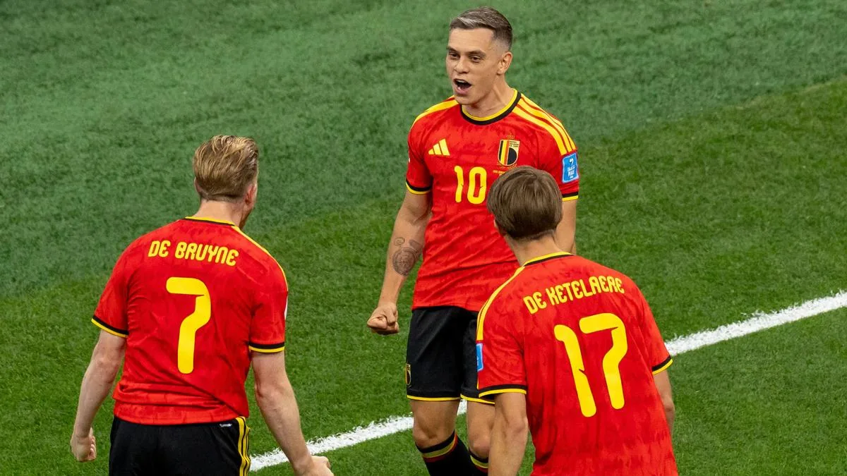 Trossard brace guides Belgium to World Cup knockouts as New Zealand exit