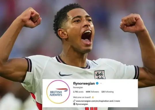 FIFA World Cup: Why Norwegian Air changed Instagram logo to British Airways after England defeat - Explained