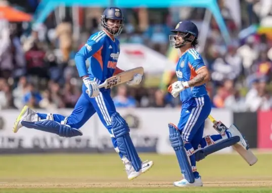 Kishan, Tilak slam 50s as India crush Zimbabwe to seal T20I series - Rediff