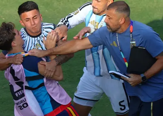 Argentina behaviour after World Cup final was ‘intolerable’, says De la Fuente