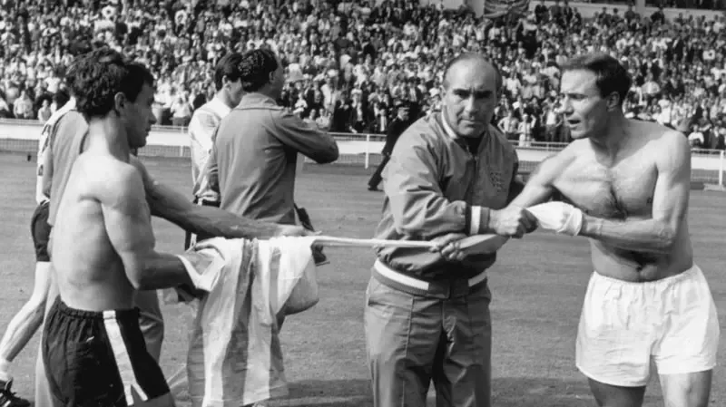 England manager Sir Alf Ramsey refused to allow George Cohen to swap shirts with an Argentina opponent after the feisty 1966 World Cup quarter-final