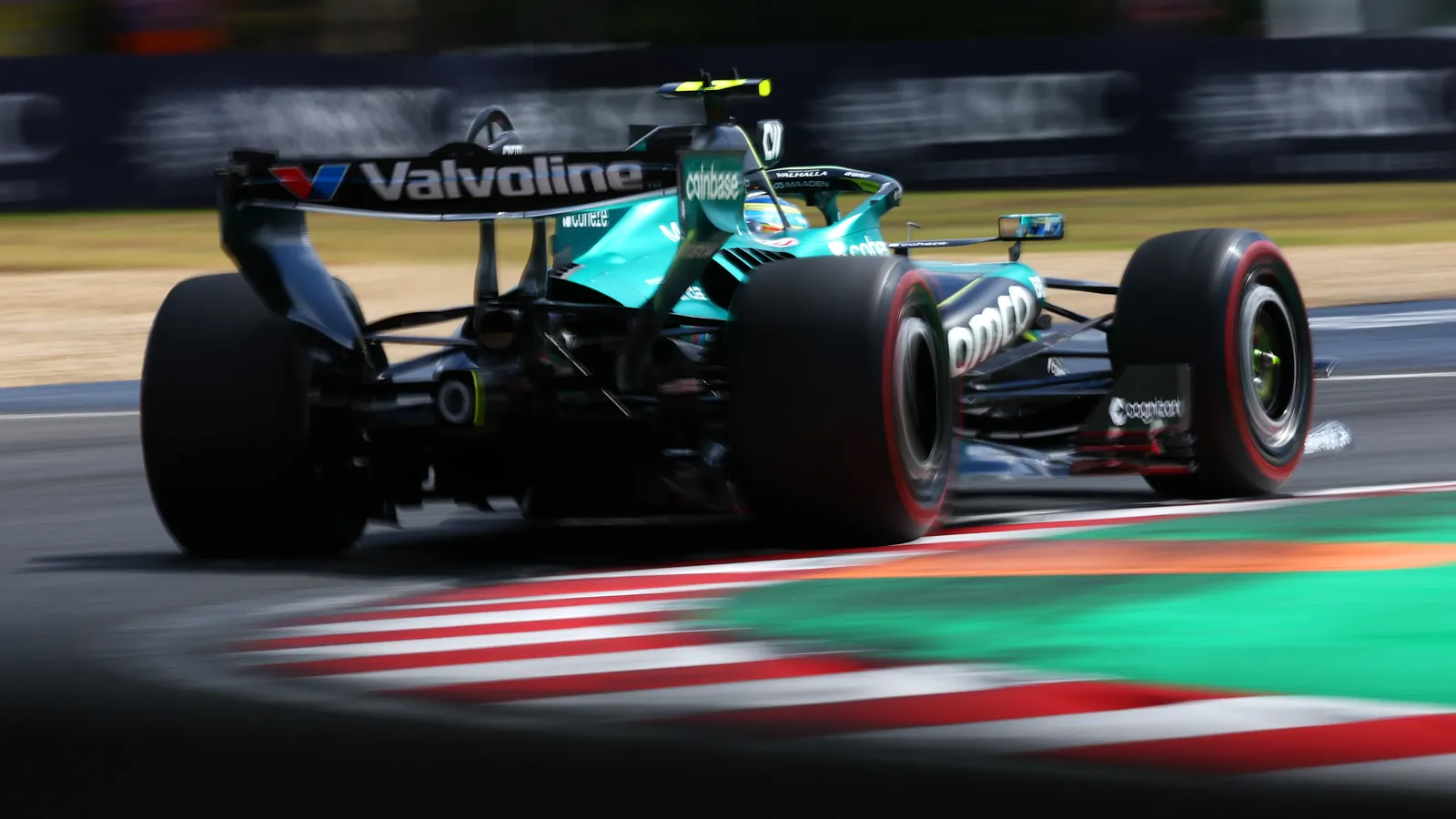 BUDAPEST, HUNGARY - JULY 24: Fernando Alonso of Spain driving the (14) Aston Martin F1 Team AMR26