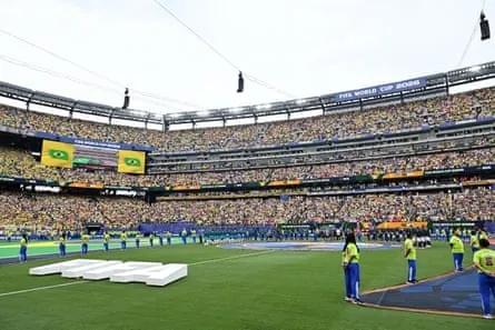 A view of the New York/New Jersey Stadium during the World Cup