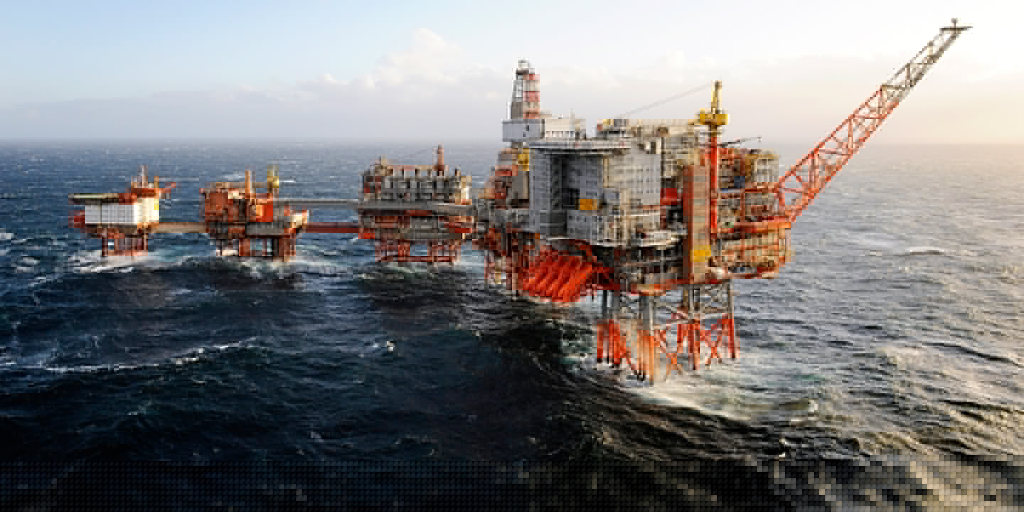 Valhall oil field in the Norwegian sector of the North Sea